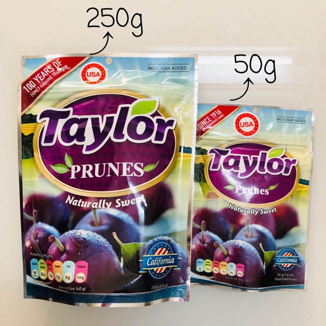 MẬN KHÔ TỰ NHIÊN TAYLOR (gói 50g và 250g)
