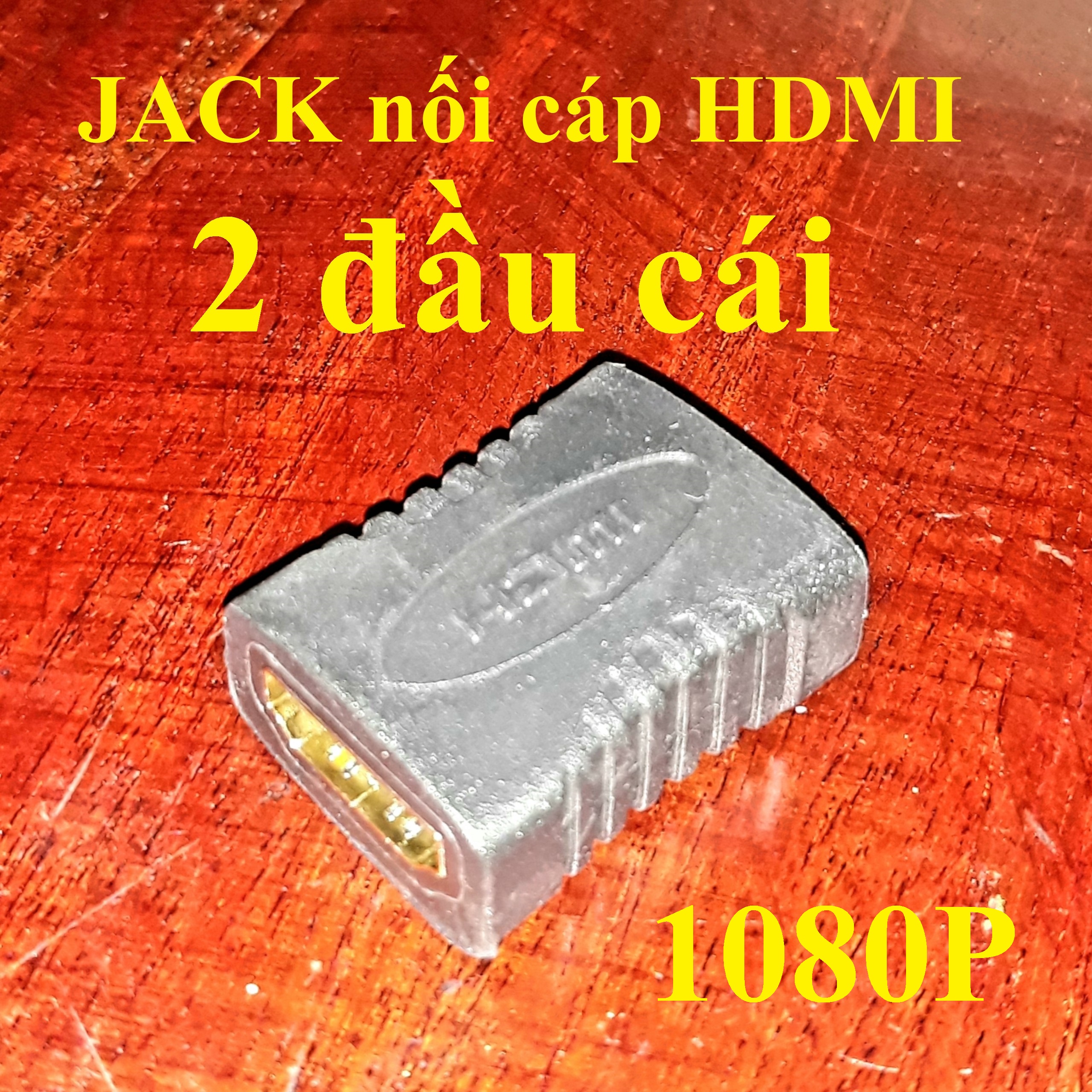 Mạch điện – giắc nối cáp hdmi – 2 đầu cái jack nối dài dây cáp hdmi mạ đồng 1080p