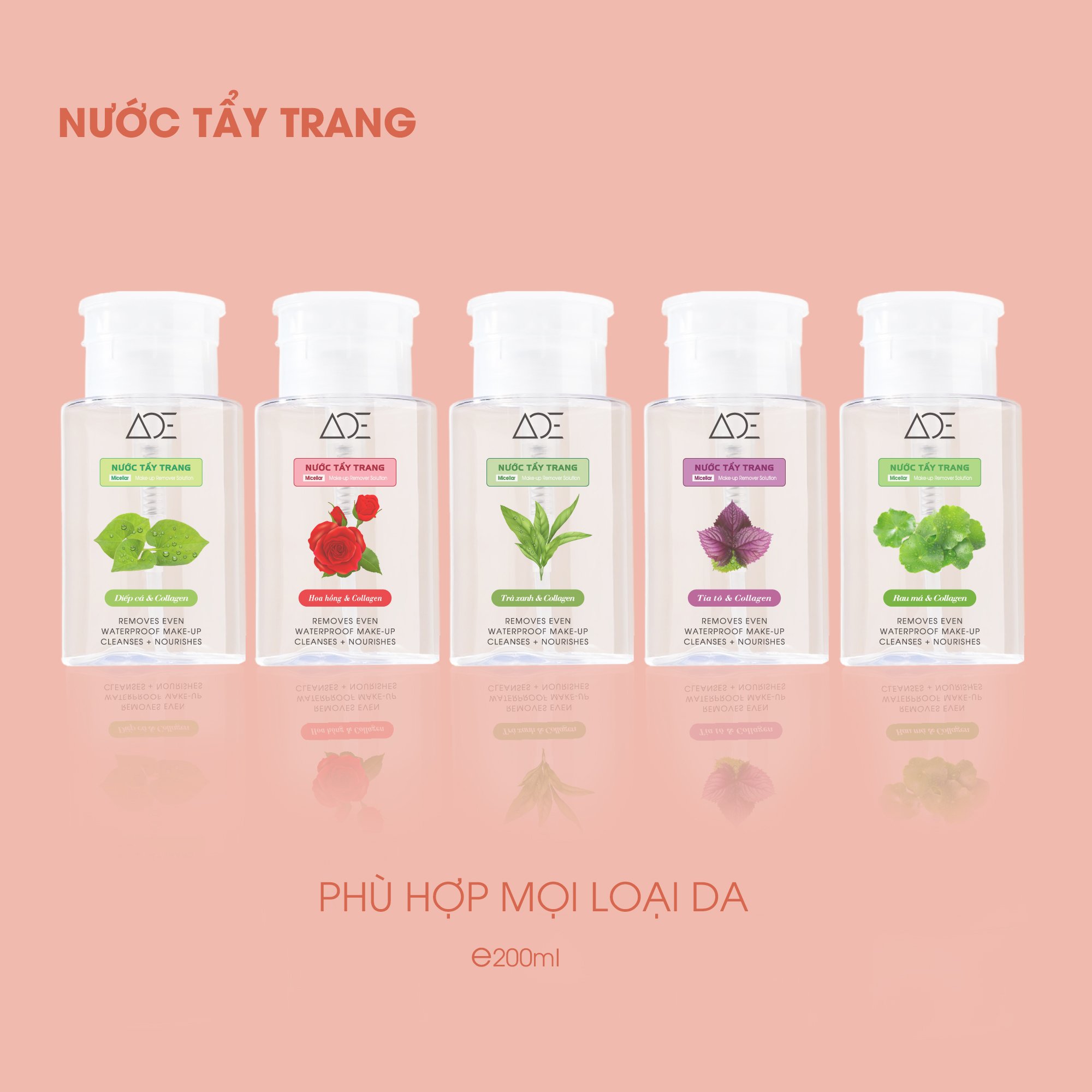 Nước tẩy trang ace 200ml