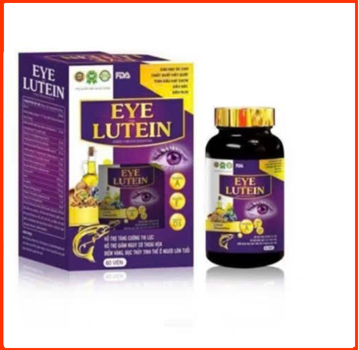 Viên Bổ Mắt Eye Ruby Lutein Zeaxanthin Chiết Xuất Việt Quất, Dầu Hạt Óc Chó,Sachi, Lutenin, dầu gấc ,dầu oliu Giúp Tăng Cường Thị Lực,Bổ Sung Dưỡng Chất, Giảm Khô Mắt, Mỏi Mắt,Đục Thủy Tinh Thể- Hộp 60Viên Dược Phẩm MT
