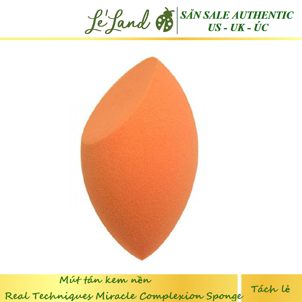 Bill US - Tách lẻ- Mút tán kem nền Real Techniques Miracle Complexion Sponge