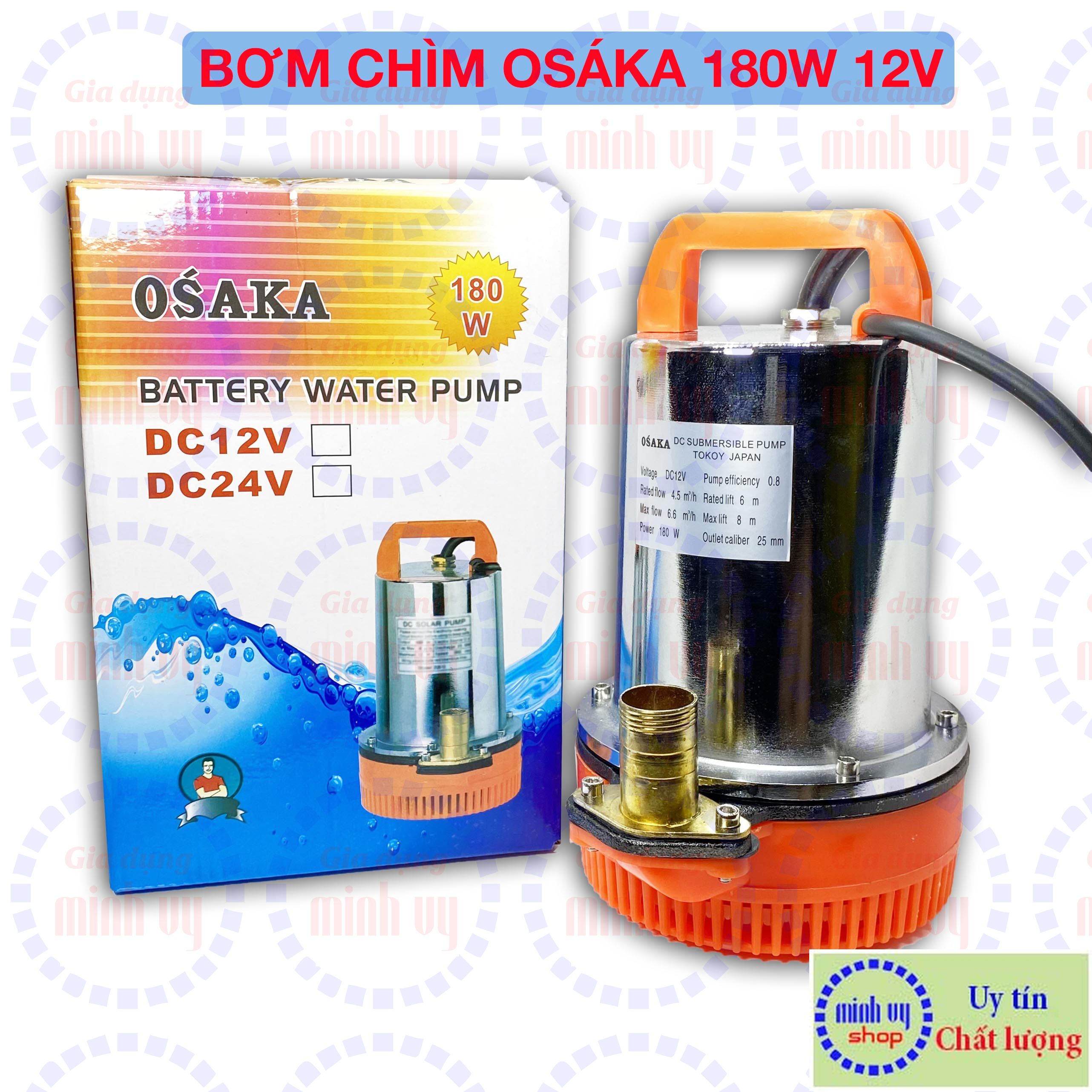 MÁY BƠM CHÌM 12V 160W/180W 100L