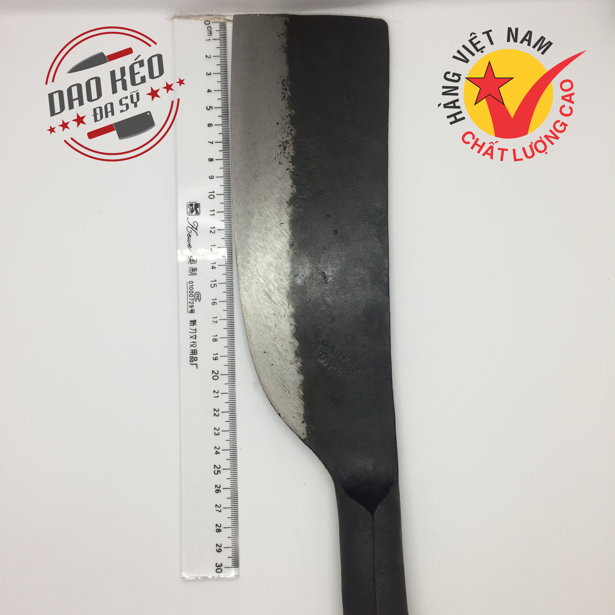 Dao chặt xương Đa Sỹ cán sắt, rèn thủ công bằng thép nhíp xe siêu bền