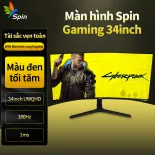 Màn Hình Spin 34inch 3440×1440 UWQHD 1ms Cong1500R Tốc Độ 180Hz Siêu Nhanh Tỷ Lệ 21:9 Siêu Rộng Trải Nghiệm Đắm Chìm