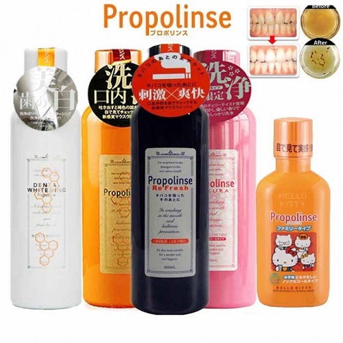 Nước súc miệng Propolinse 600ml nội địa Nhật