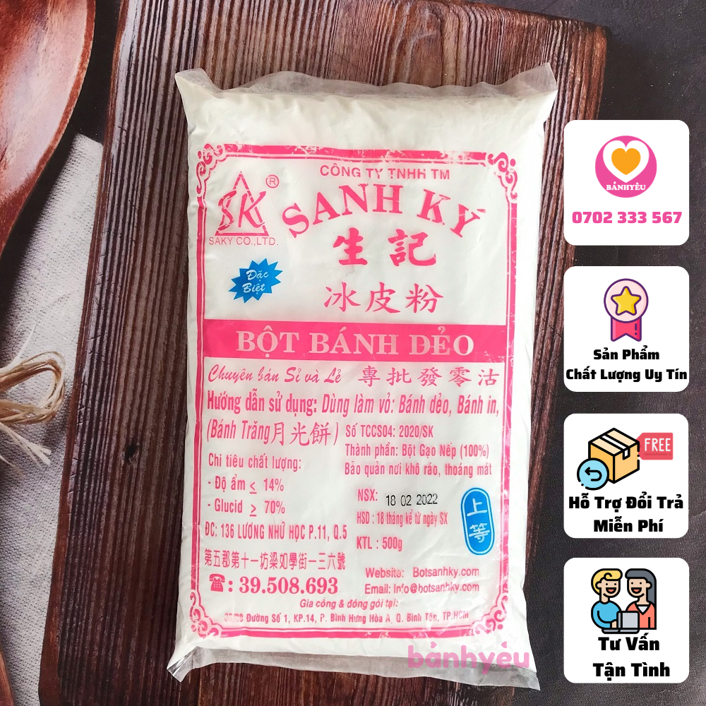 Bột bánh dẻo Sanh Ký Đặc Biệt 500g