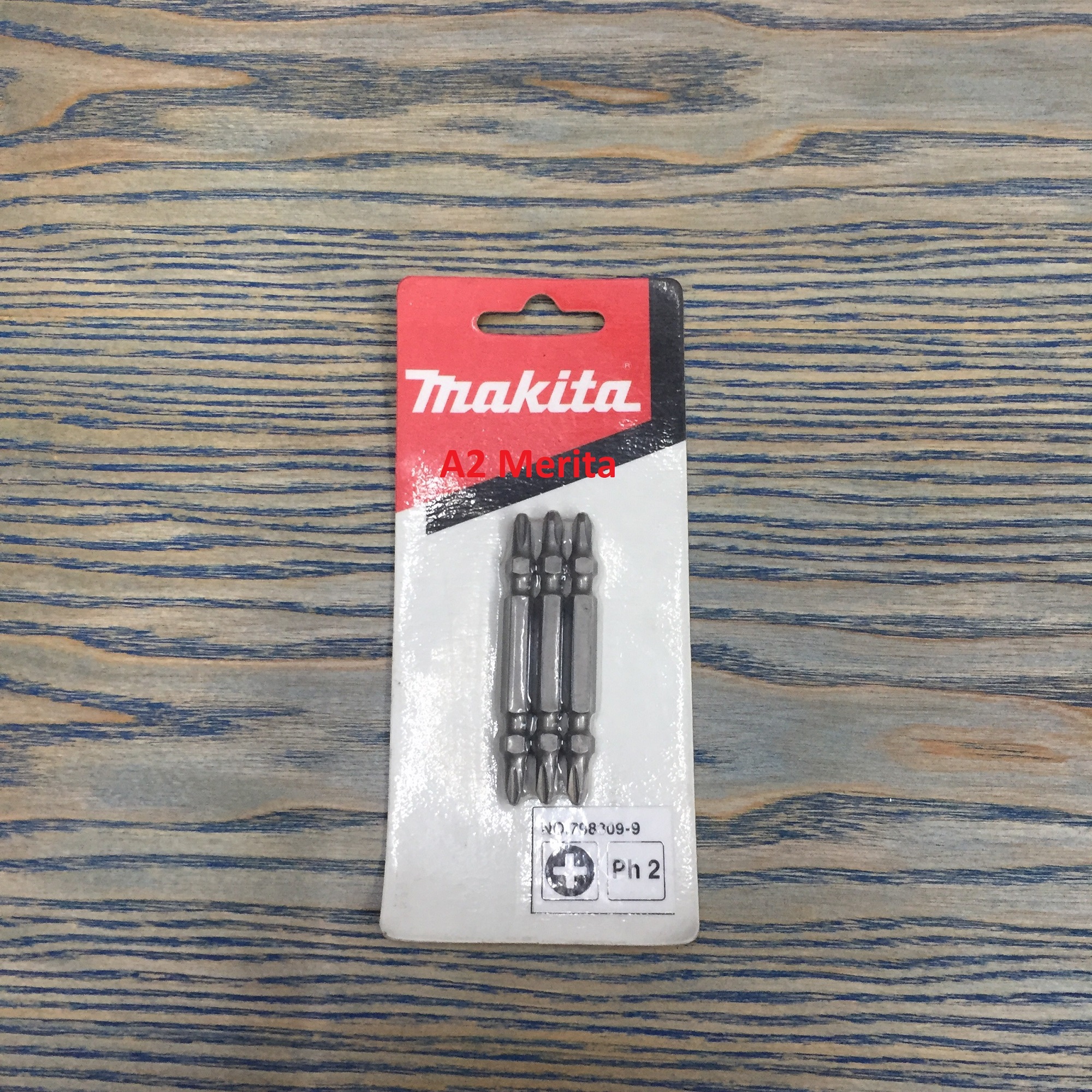 Mũi vặn vít ph2x65mm chuôi lục giác 1/4" makita 798309-9