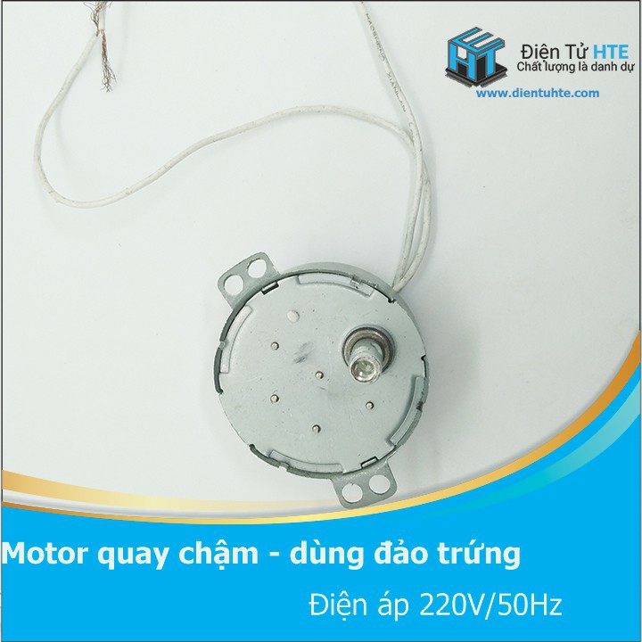 Motor đảo làm máy ấp trứng , motor giảm tốc 220v