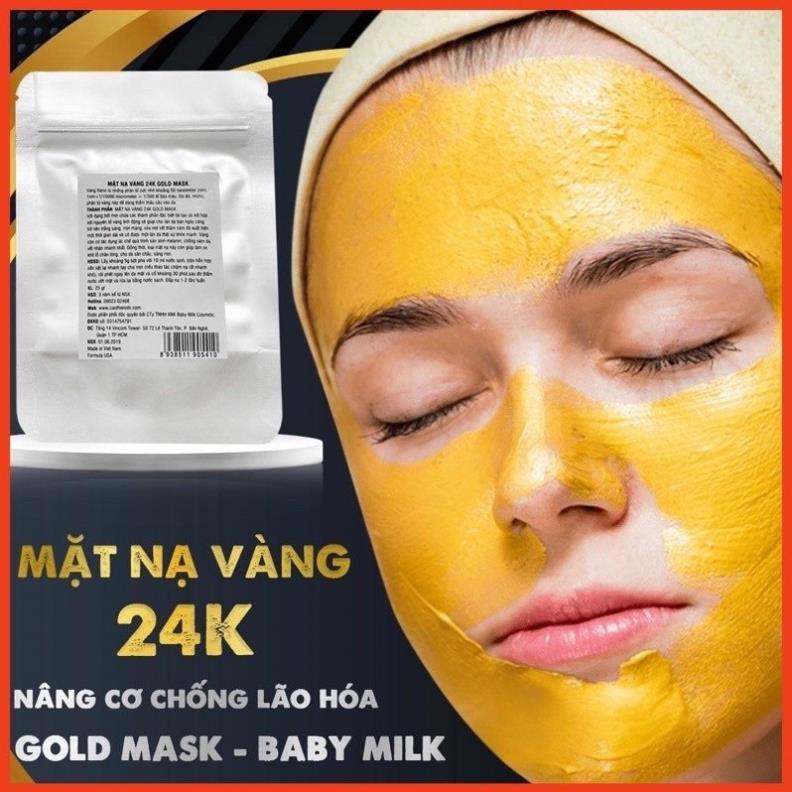 Mặt nạ vàng nâng cơ chống lão hoá 24k gold mask 25g – hàng hiệu cao thiên nhi