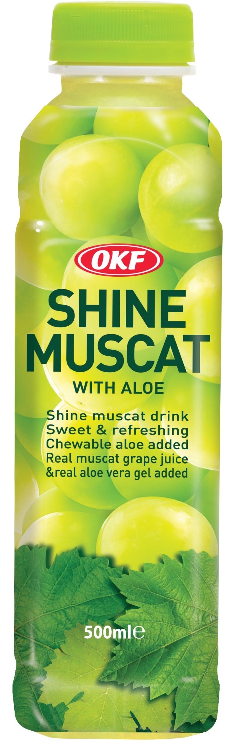 [HCM][THƯƠNG HIỆU OKF] NƯỚC SINH TỐ XANH 350ml (1 CHAI)