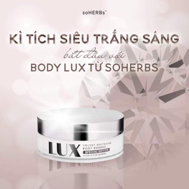 Kem dưỡng trắng da tinh chất yến body lux 200ml
