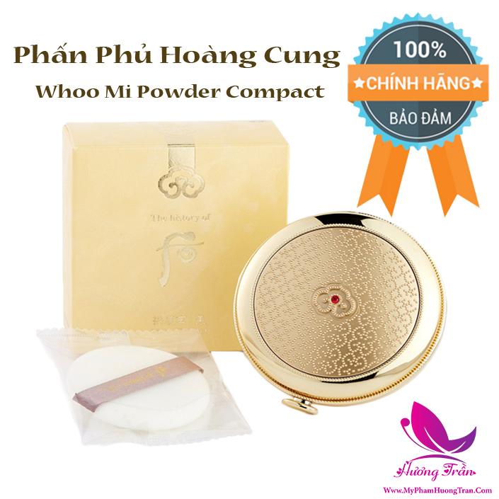 Phấn Phủ Dạng Nén Hoàng Cung Whoo Mi Powder Compact - Hàng Chính Hãng