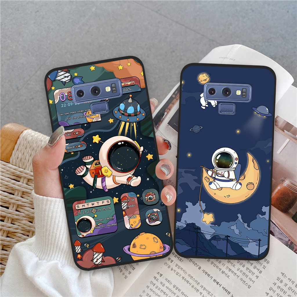 Ốp lưng Samsung Galaxy Note 8 / Note 9, ốp điện thoại samsung hình vũ trụ, gấu đáng yêu