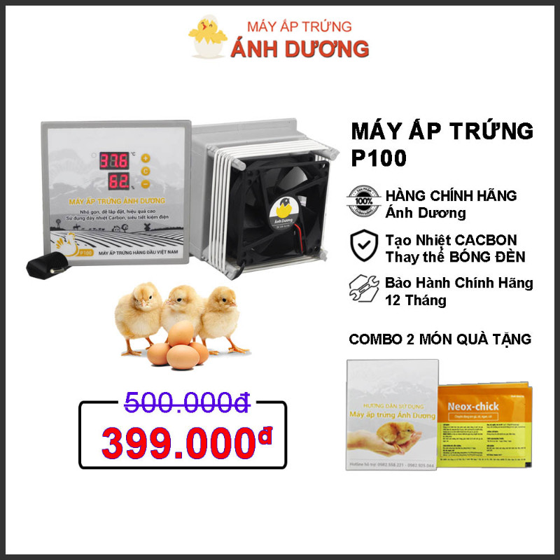 Bộ điều khiển ấp trứng Ánh Dương P100