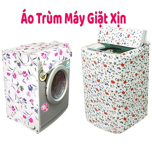 [HCM]ÁO TRÙM MÁY GIẶT KHÔNG THẮM NƯỚC LOẠI XỊN Size 12kg - 15kg  (CỬA TRÊN)