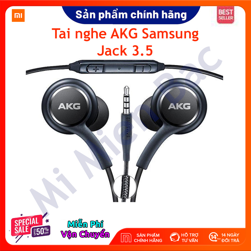 [XẢ KHO] Tai Nghe Có Dây AKG 2020 Phiên Bản Mới, Tai Nghe Nhét Tai Giá Tốt, Tai Nghe 3.5mm Samsung - Mi Miền Bắc