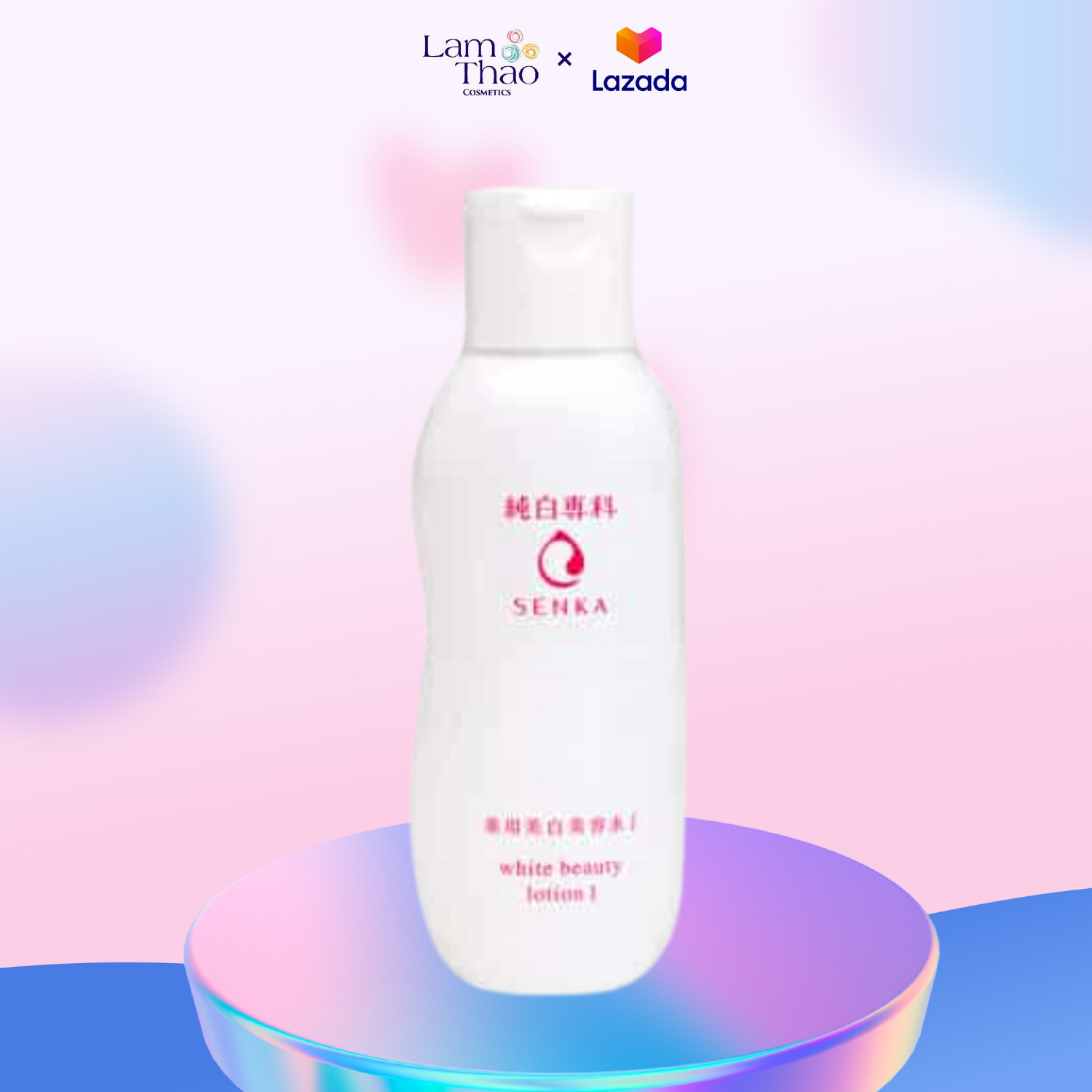 Nước Dưỡng Làm Mềm Và Trắng Da Senka White Beauty Lotion 200ML