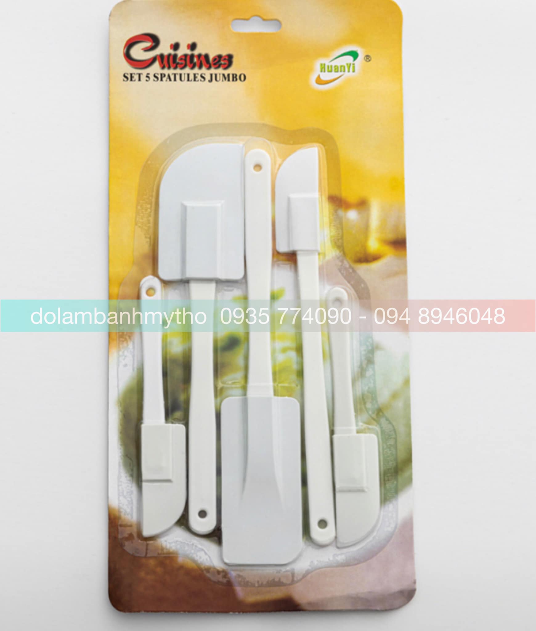 Bộ 5 cây vét nhựa dẻo / spatula