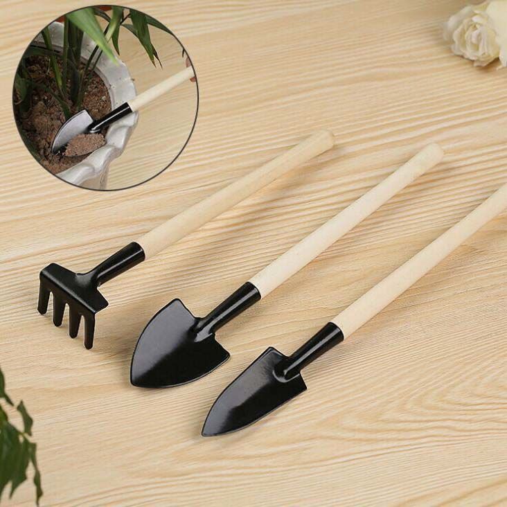 Bộ dụng cụ làm vườn mini 3 món tiện lợi, dễ sử dụng
