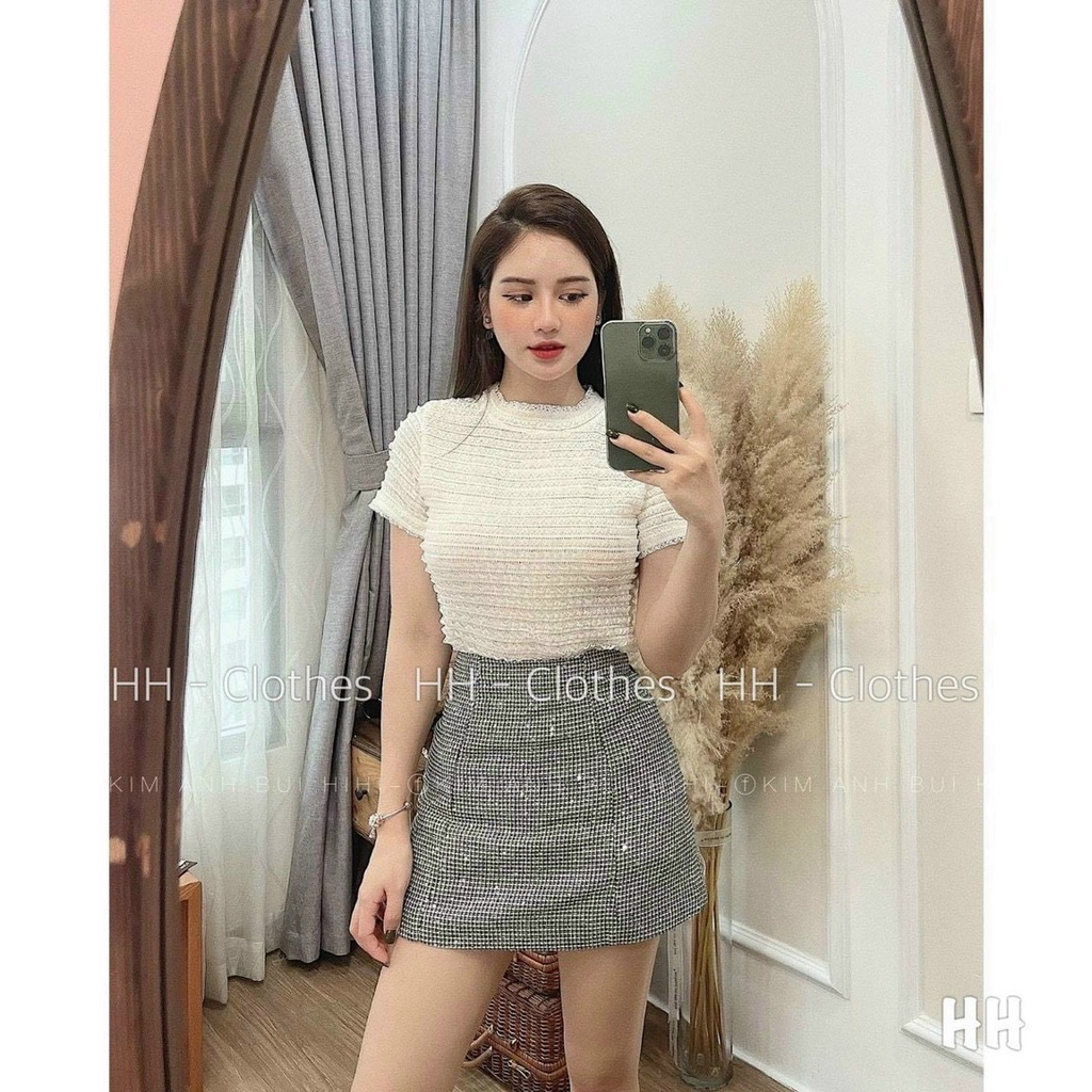 Áo phông nữ cổ tròn