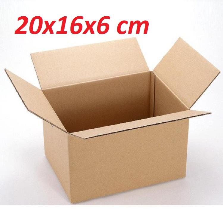 Bộ 60 thùng carton 20x16x6 cm