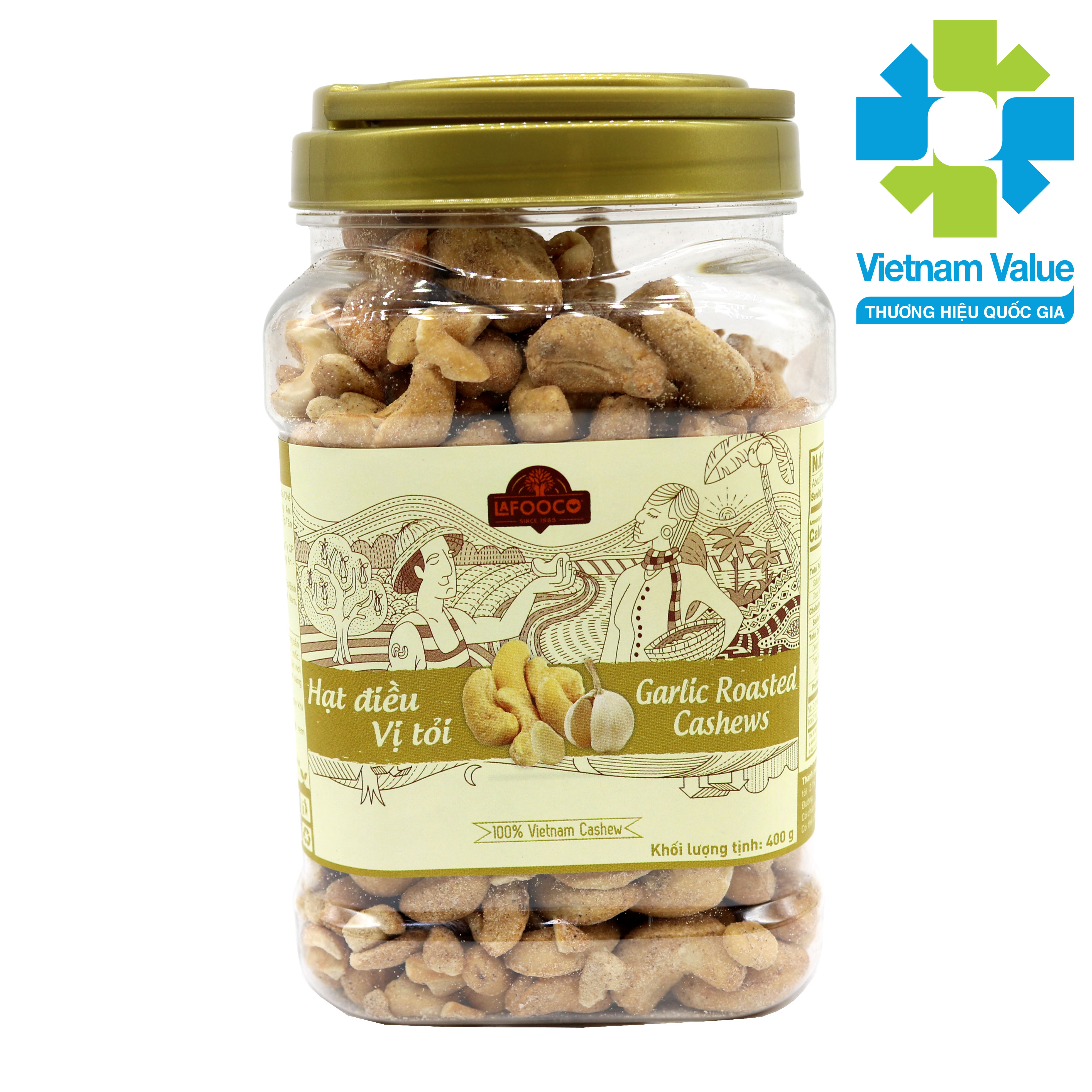 Hạt Điều Vị Tỏi LAFOOCO 400g