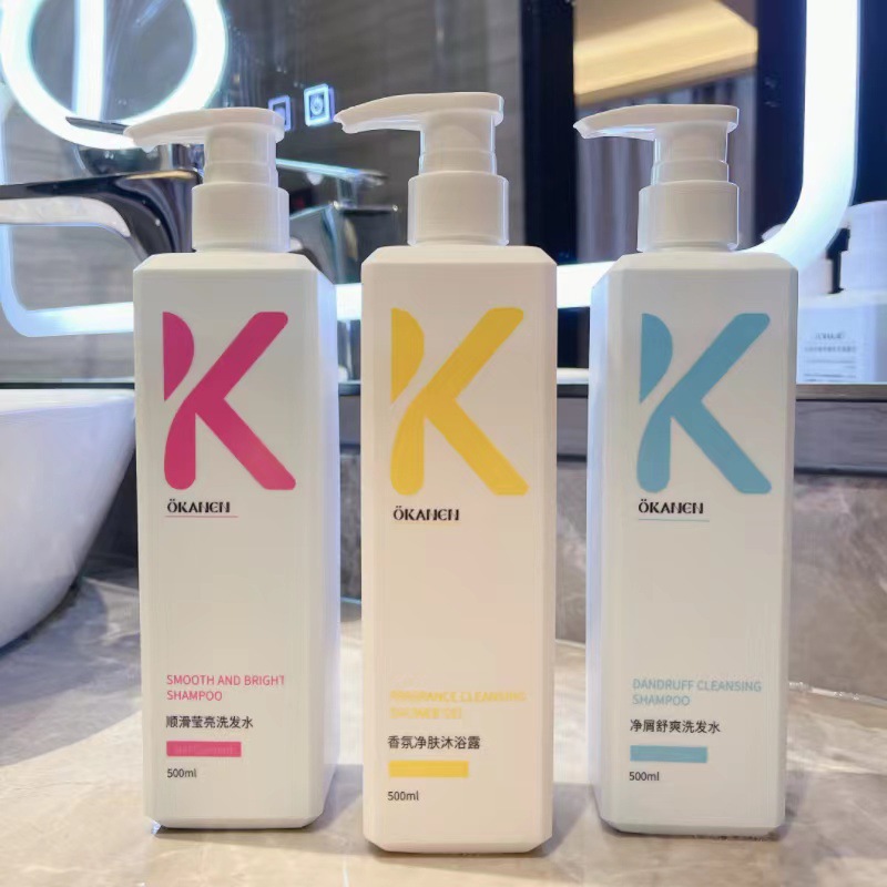 Dầu gội axit amin 500ML, dầu gội đầu dầu, bộ sữa tắm dầu xả