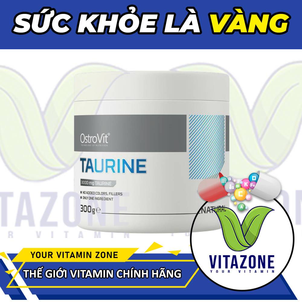 Ostrovit Taurine 300g: Pure Amino Acid - Prevents Muscle Dystrophy
