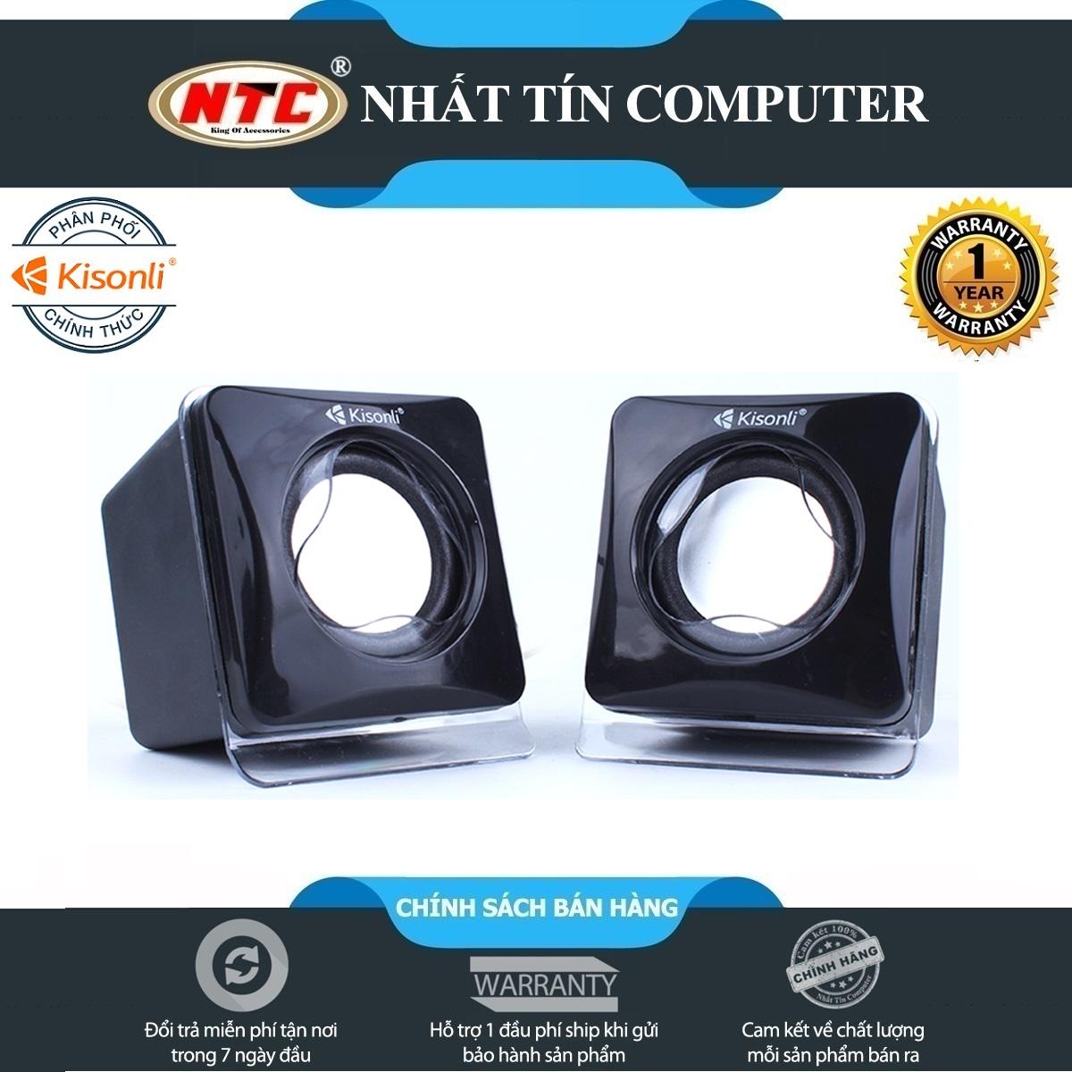 Loa vi tính 2.0 kisonli v410 - bảo hành 12 tháng - hãng phân phối chính thức - nhất tín computer