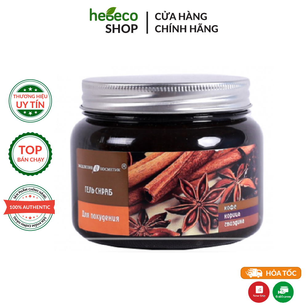 Tẩy tế bào chết body chiết xuất quế hồi gel scrub coffee cinnamon cloves 380ml - nga, cam kết hàng đúng mô tả, chất lượng đảm bảo an toàn đến sức khỏe người sử dụng