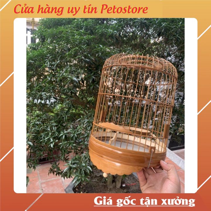Lồng chim khuyên Petostore lồng chim khuyên giá rẻ kèm phụ kiện LC29