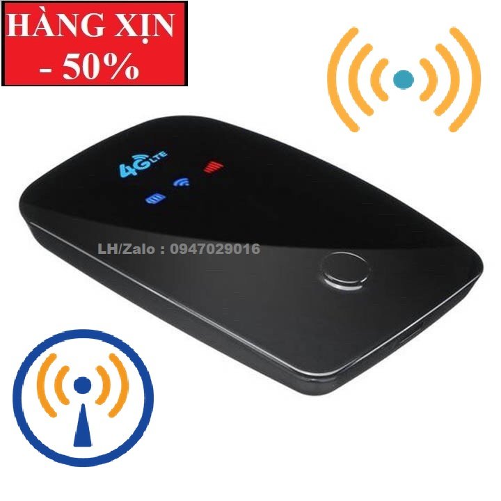 (HÀNG QUỐC TẾ 2023) Cục phát wifi từ sim 3G 4G ZTE MF925 , không dây , đa mạng , tốc độ cực cao - Dễ Dàng sử dụng Mọi lúc mọi nơi