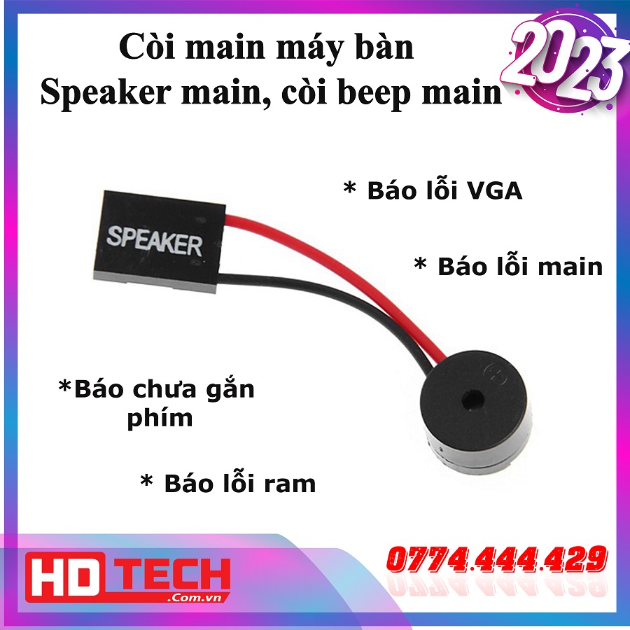 Rẻ vô địch - Còi main máy bàn - Speaker mainboard, còi beep mainboard