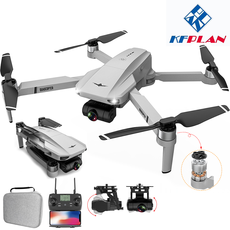 Flycam KF102 Thế Hệ 2021, Camera Chống Rung EIS Gimbal 2 Trục 5G Wifi 8K HD, Tích Hợp G.P.S, Mô tơ Không Chổi Than