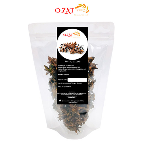 Hoa hồi / đại hồi khô o.zat 100g