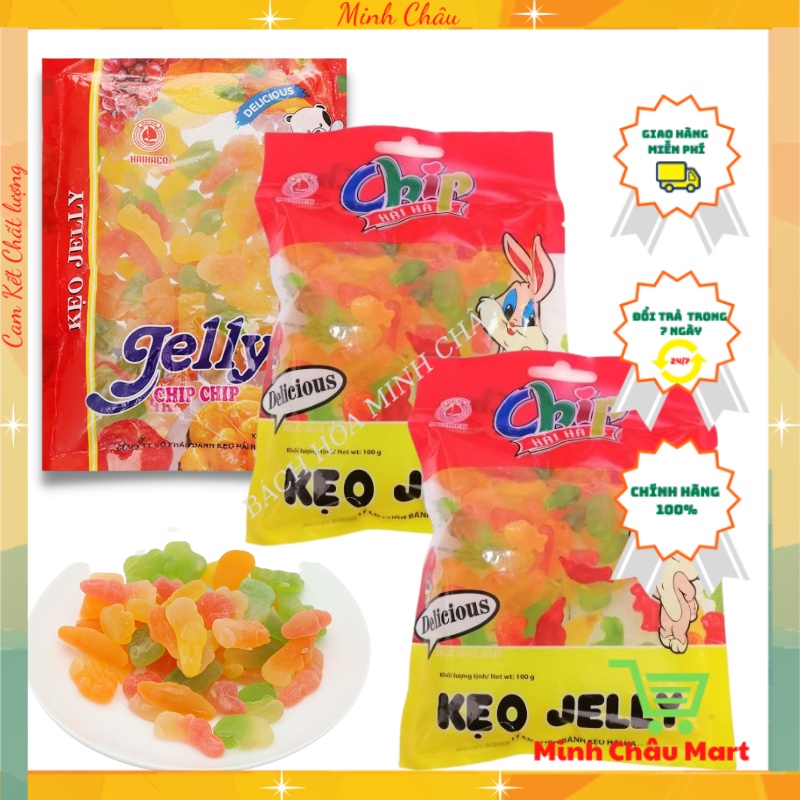 Kẹo dẻo chíp chíp hải hà gói 100g - 175g