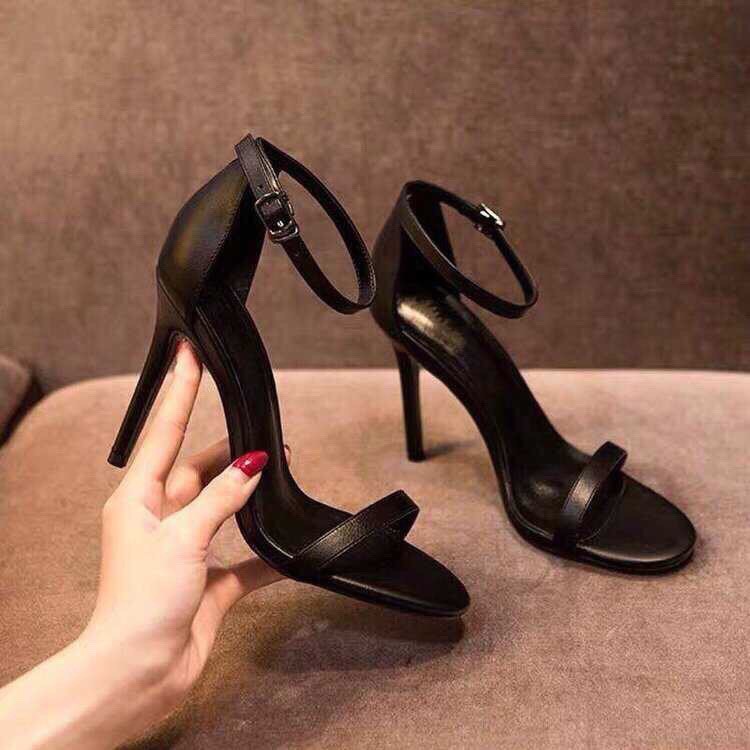 Sandal cao gót nhọn 9p