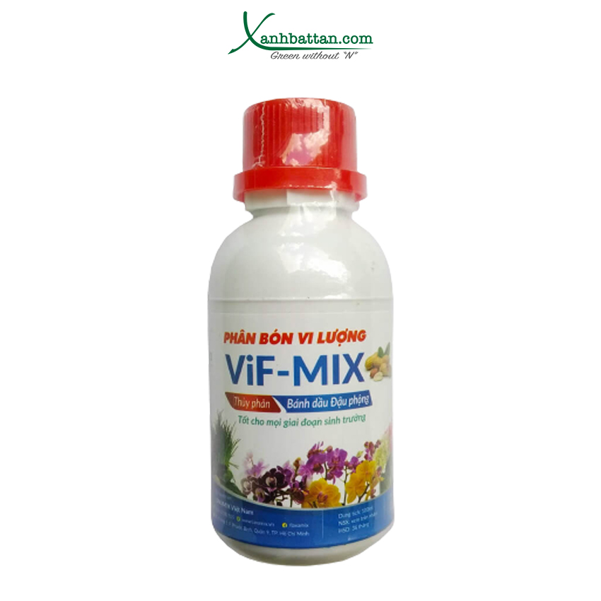 Phân bánh dầu đậu phộng vif mix lavamix chai 100 ml