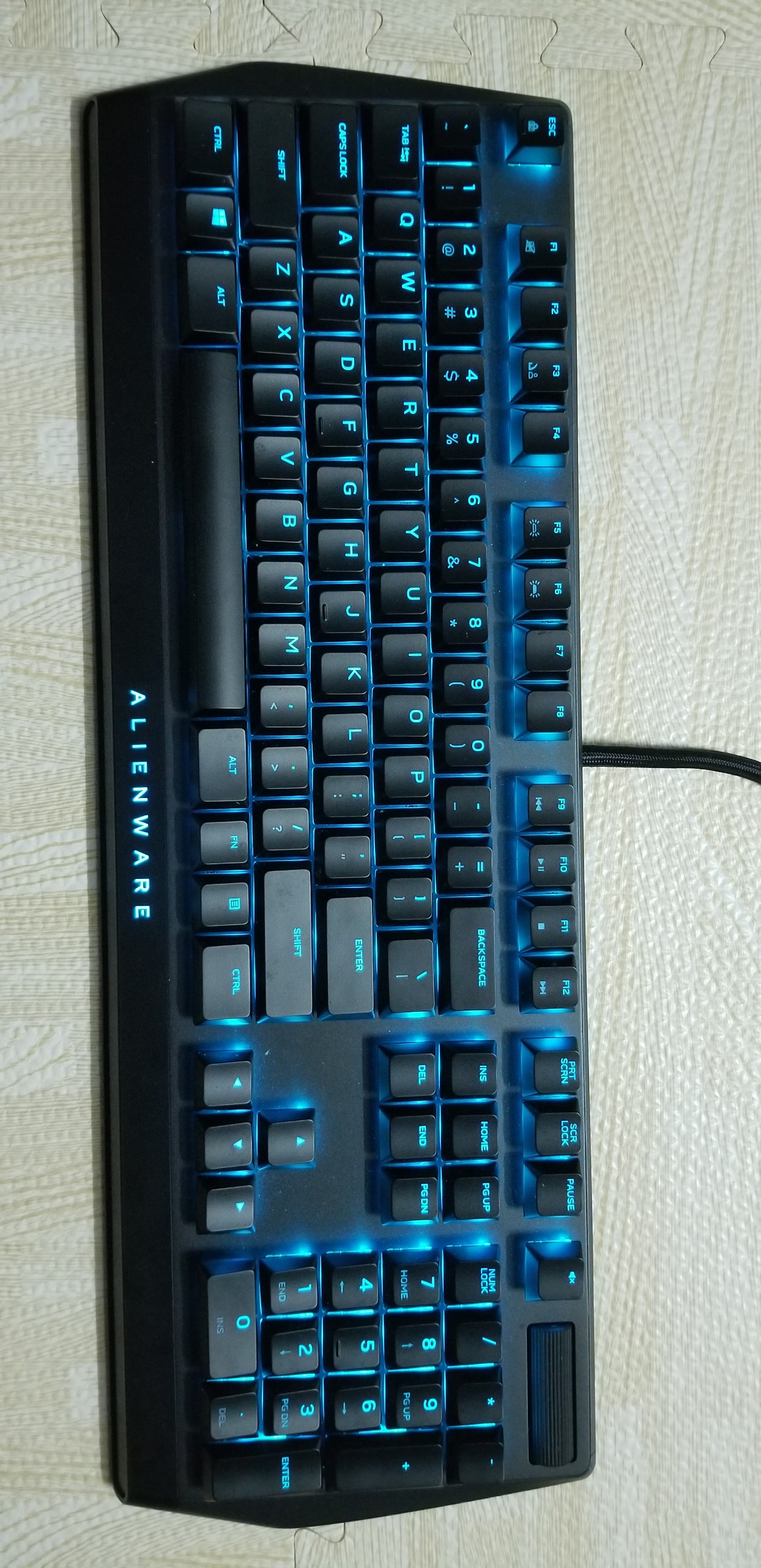 Bàn phím alienware aw510k cherry mx low profile red switch gaming