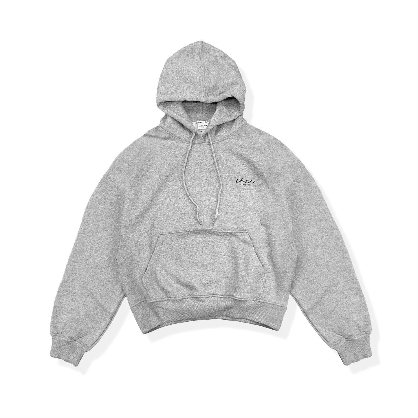 Áo khoác hoodie basic blvck logo - grey