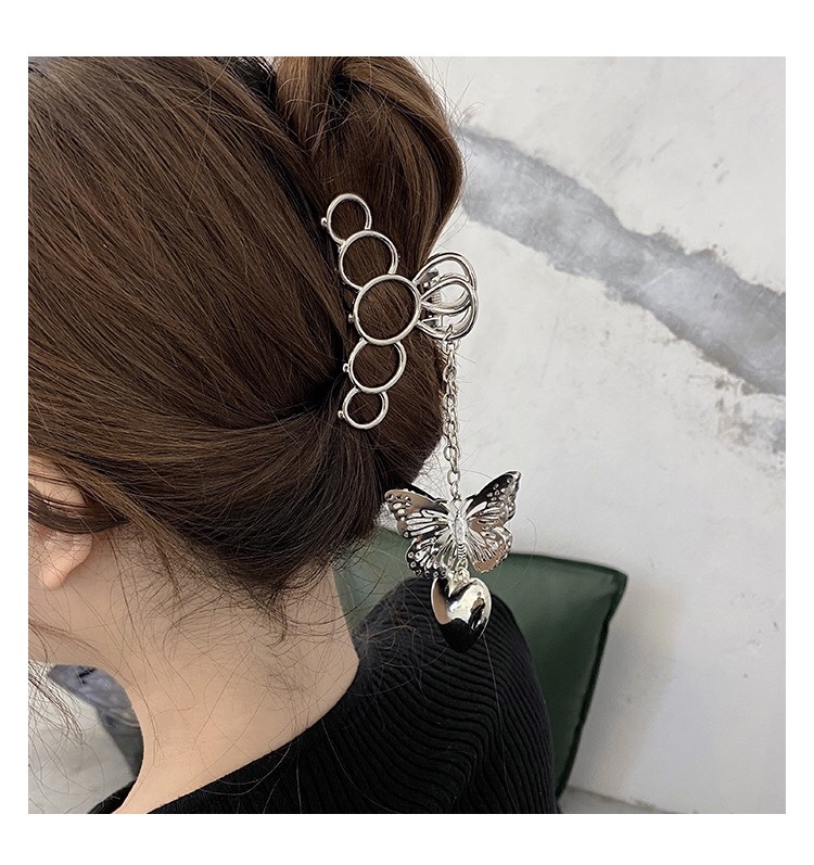 [HCM]Kẹp Tóc Kim Loại Cá Mập Bướm Treo Cao Cấp Tạo Được Nhiều Kiểu Tóc Phong Cách Ulzzang Hàn Quốc Hiện Đại Hot Trend PKHN0107