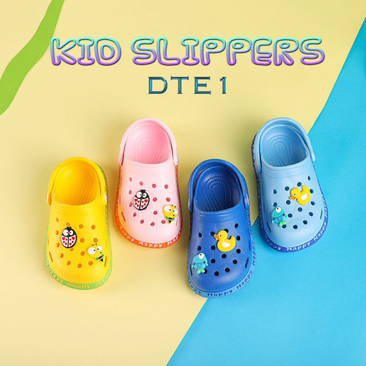 Dép sục trẻ em DTE1 cho bé trai và gái đủ size từ 18 đến 25 nhiều màu cực xinh năng động khỏe khoắn