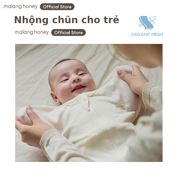 [Malang Honey] Korean Newborn Swaddle Blanket Sleep Sack Butterfly Shape - Organic Mesh (4 Seasons)