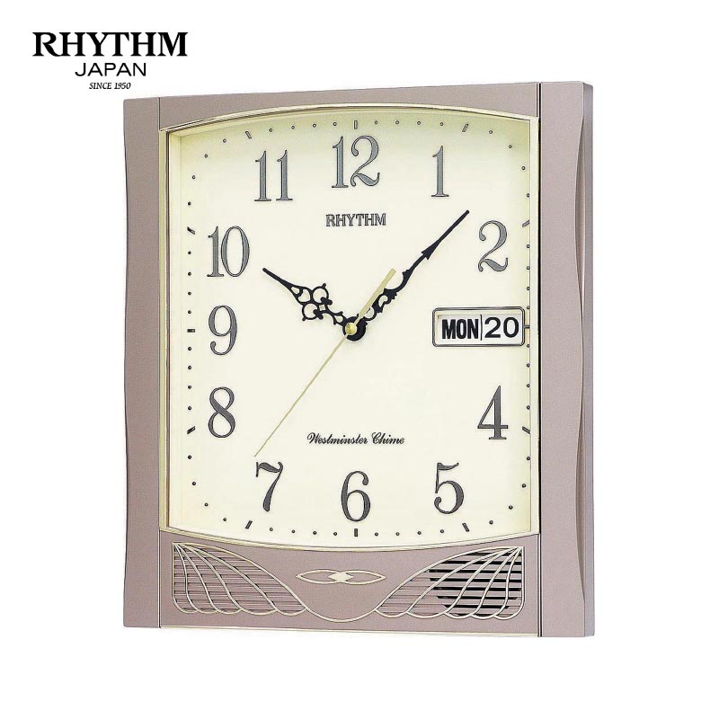 Đồng hồ Rhythm CMJ541UR06 Kt 27.2 x 72.0 x 10.0cm, 2.9kg Vỏ gỗ, dùng PIN -  ĐỒNG VIỆT