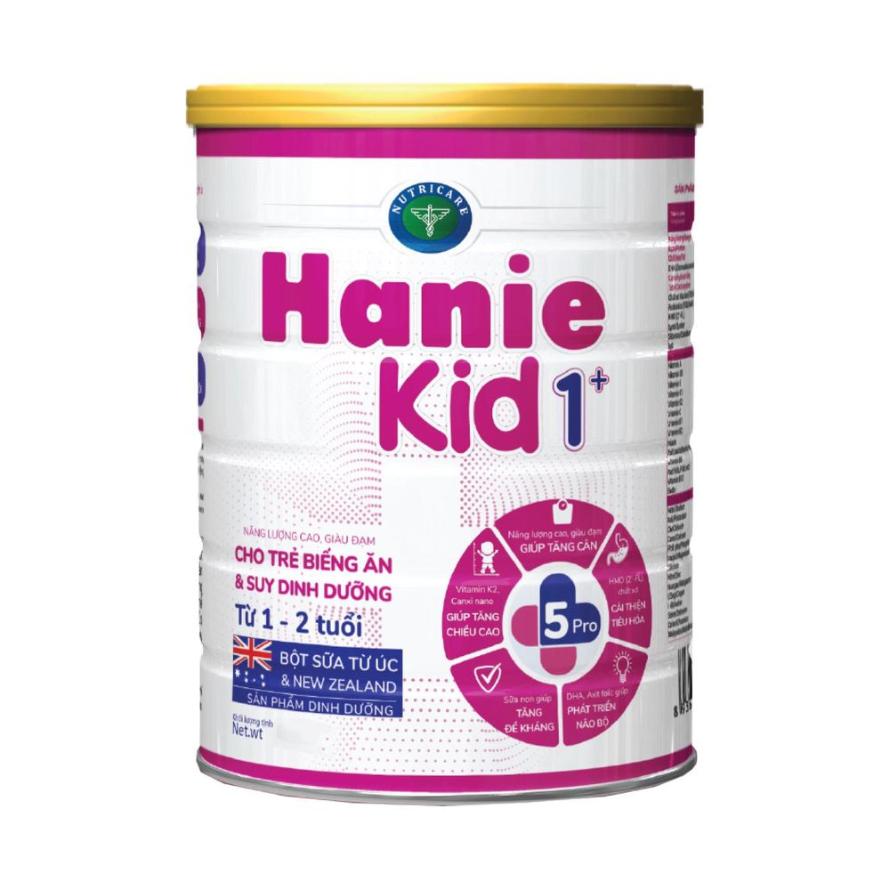 Sữa bột Hanie Kid 1+ 900g 1-2 tuổi