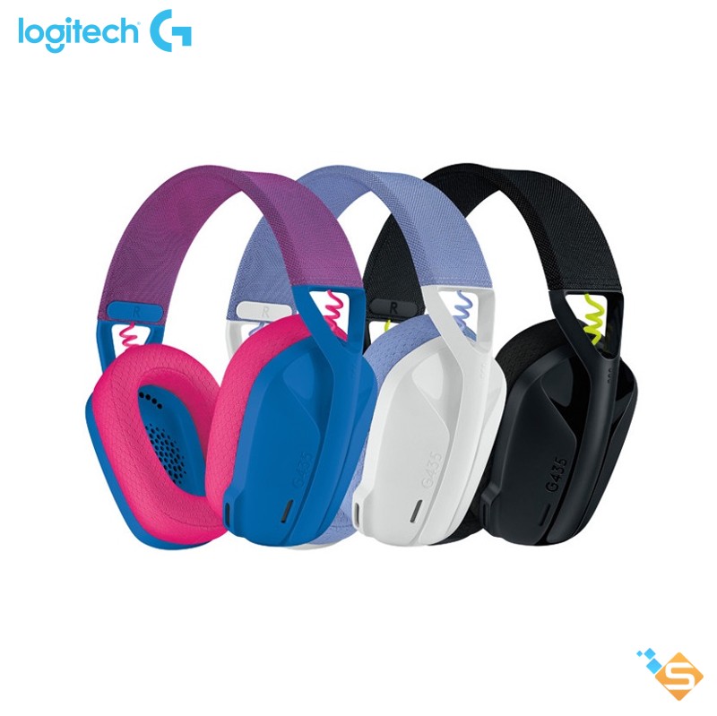 Tai nghe chơi game không dây siêu nhẹ logitech g435 lightspeed - bảo hành chính hãng 2 năm