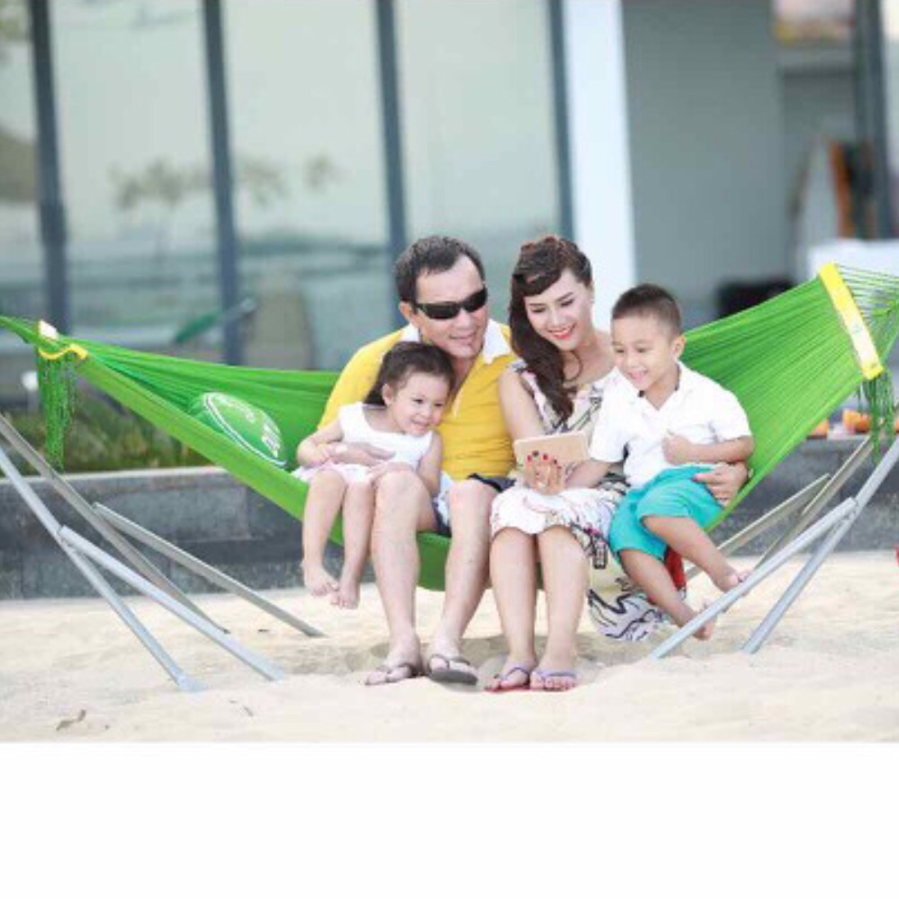 Võng xếp duy lợi cỡ lớn-1 bộ khung , lưới , gối