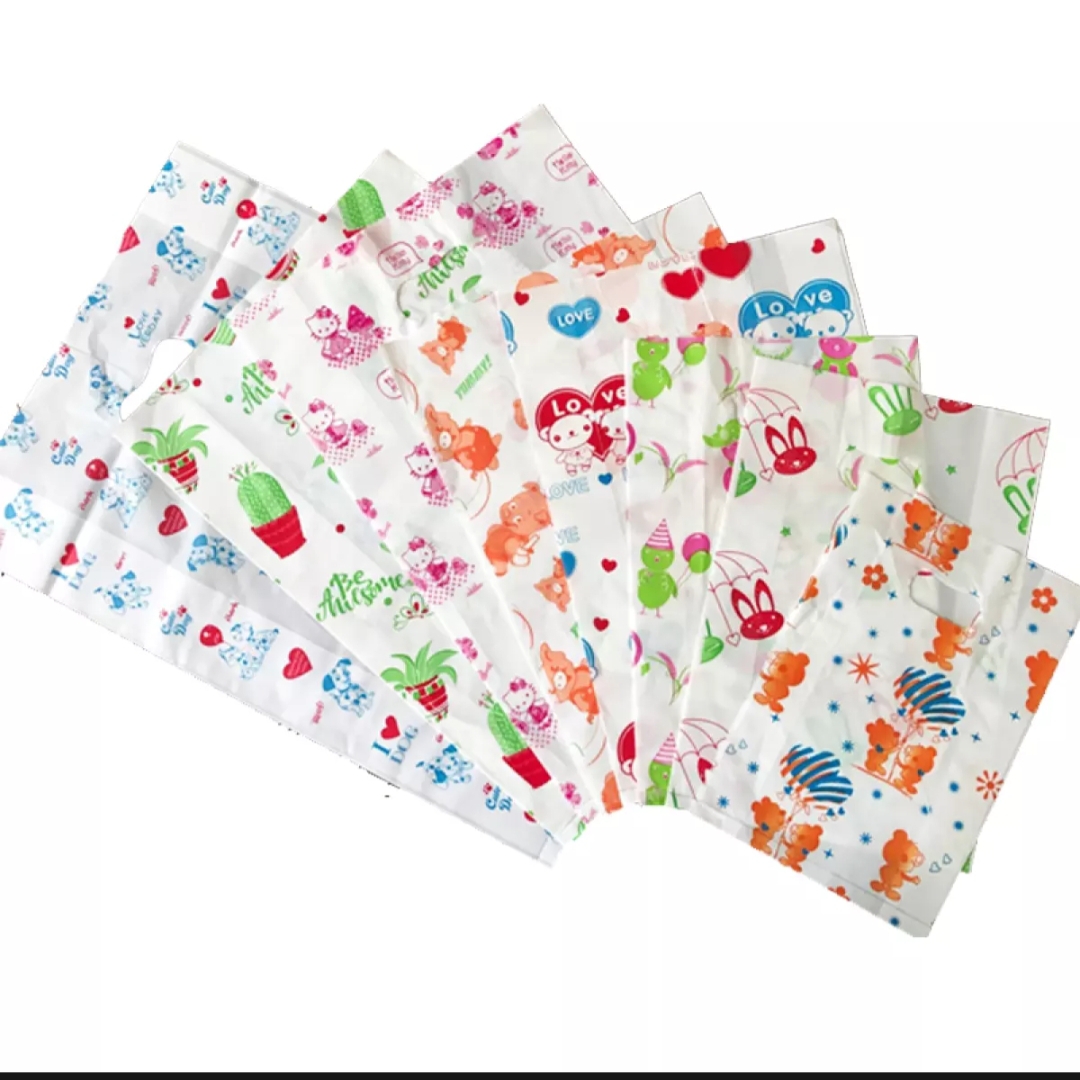Túi xốp nilong 1 kg túi xốp nilong họa tiết ngẫu nhiên