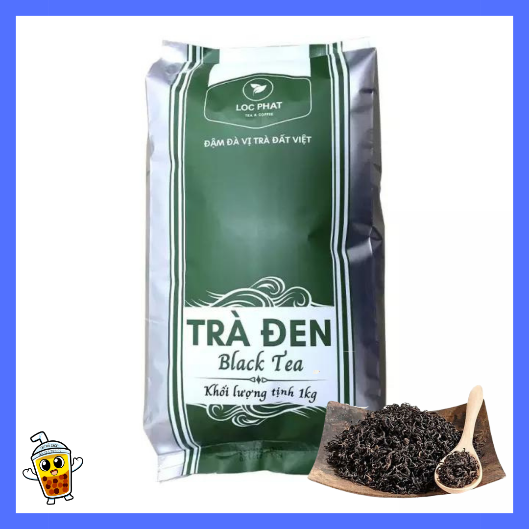Trà đen Lộc Phát 1kg pha trà, trà trái cây,nguyên liệu pha trà ,nguyên liệu làm trà sữa
