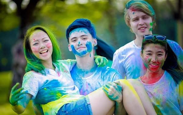 bột màu kỷ yếu 1000g đủ 10 màu (1kg)